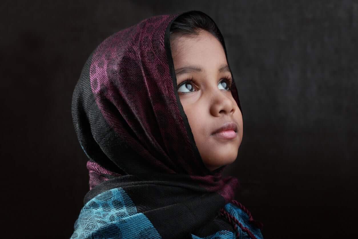 A young turkish girl.