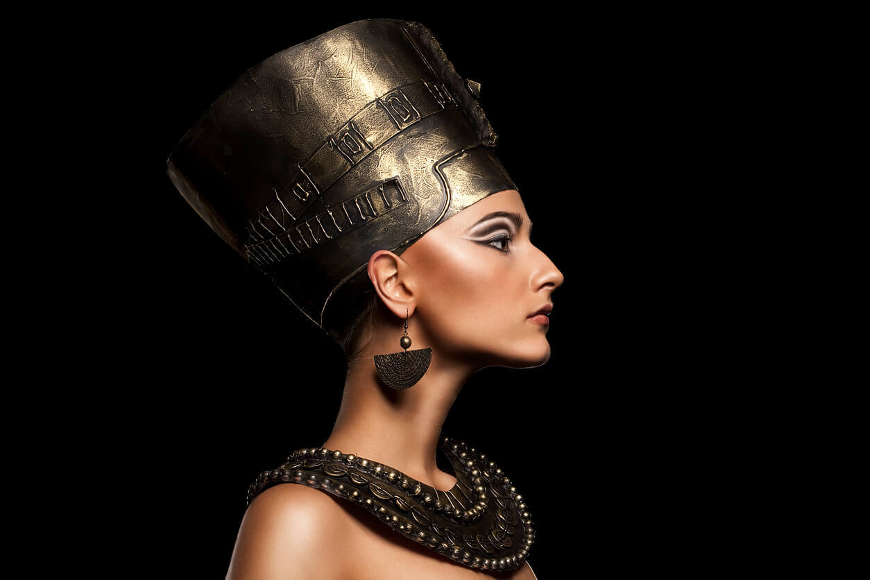 An Egyptian queen.