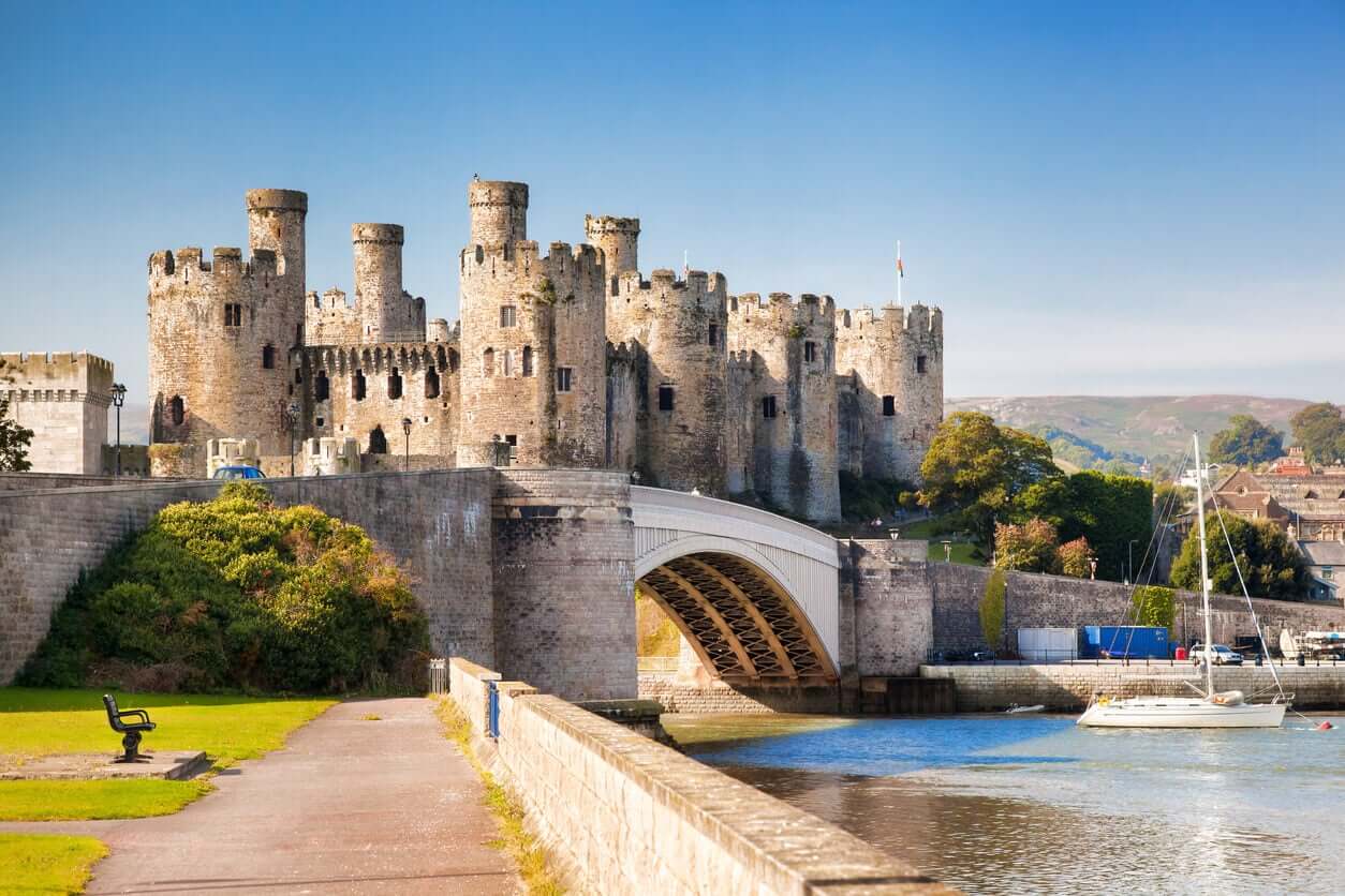 A Welsh castle.