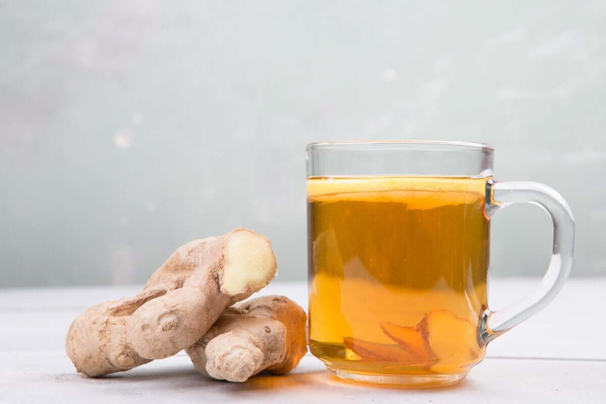 Ginger tea.