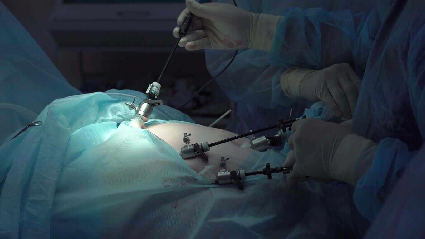 Doctors performing surgery.