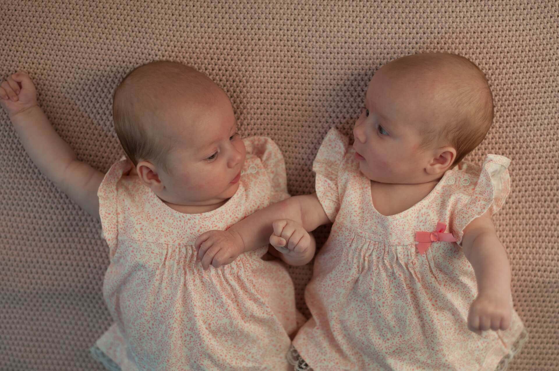 Twin baby girls.