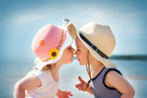 Why Some Children Kiss Each Other on the Mouth?